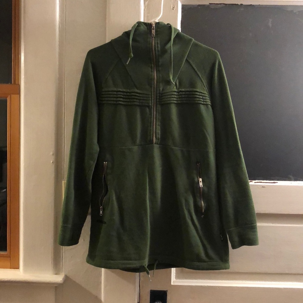 Armada mid-thigh hoodie